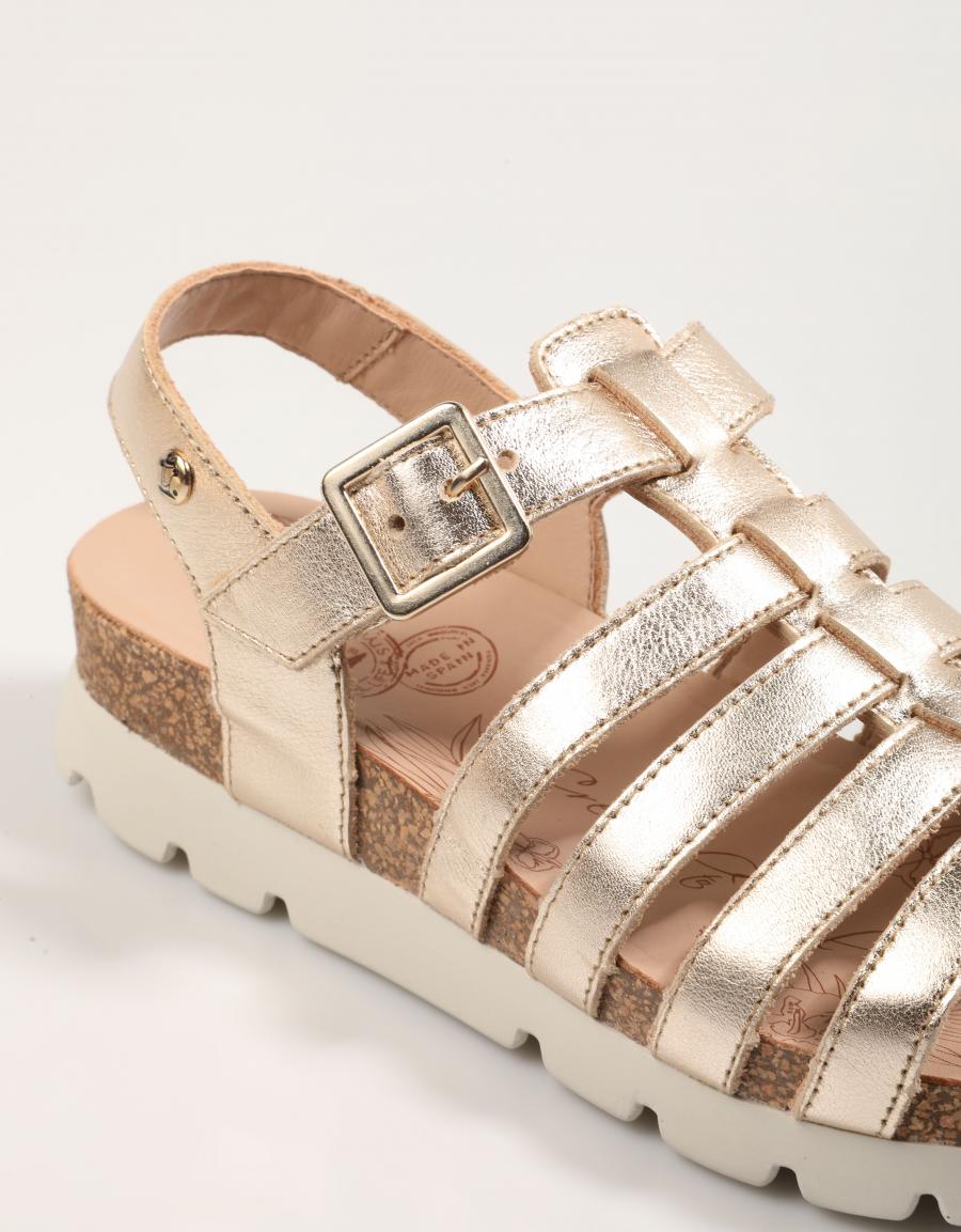 Panamá Jack Shasa Sandals in Bronze Color
