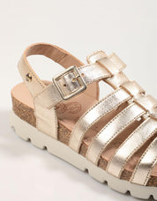 Panamá Jack Shasa Sandals in Bronze Color