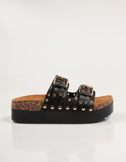 SANDALIAS STAY 18 2543 en color Negro
