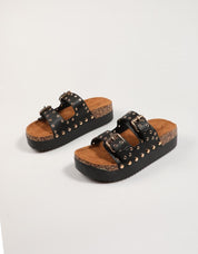 SANDALIAS STAY 18 2543 en color Negro