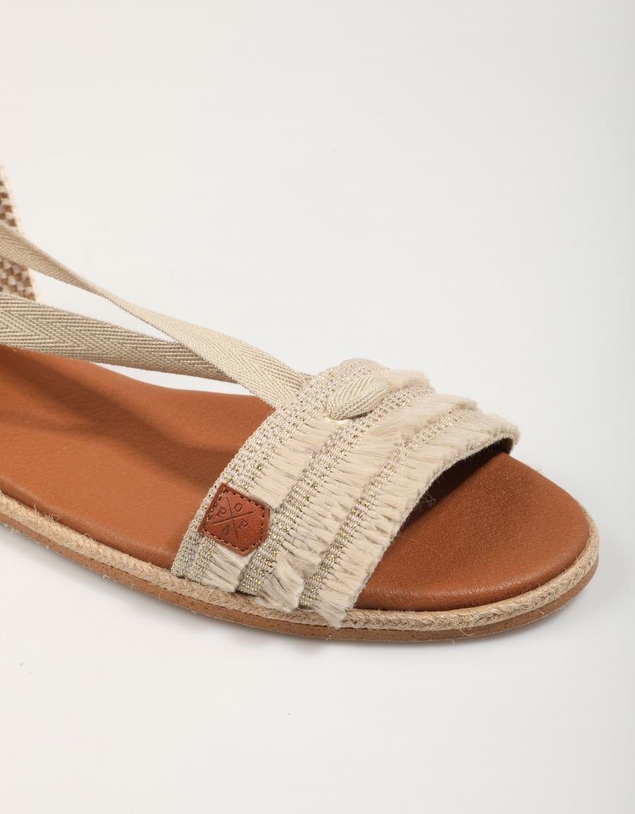 Sandalias Pop Capri Flecs in beige Farbe