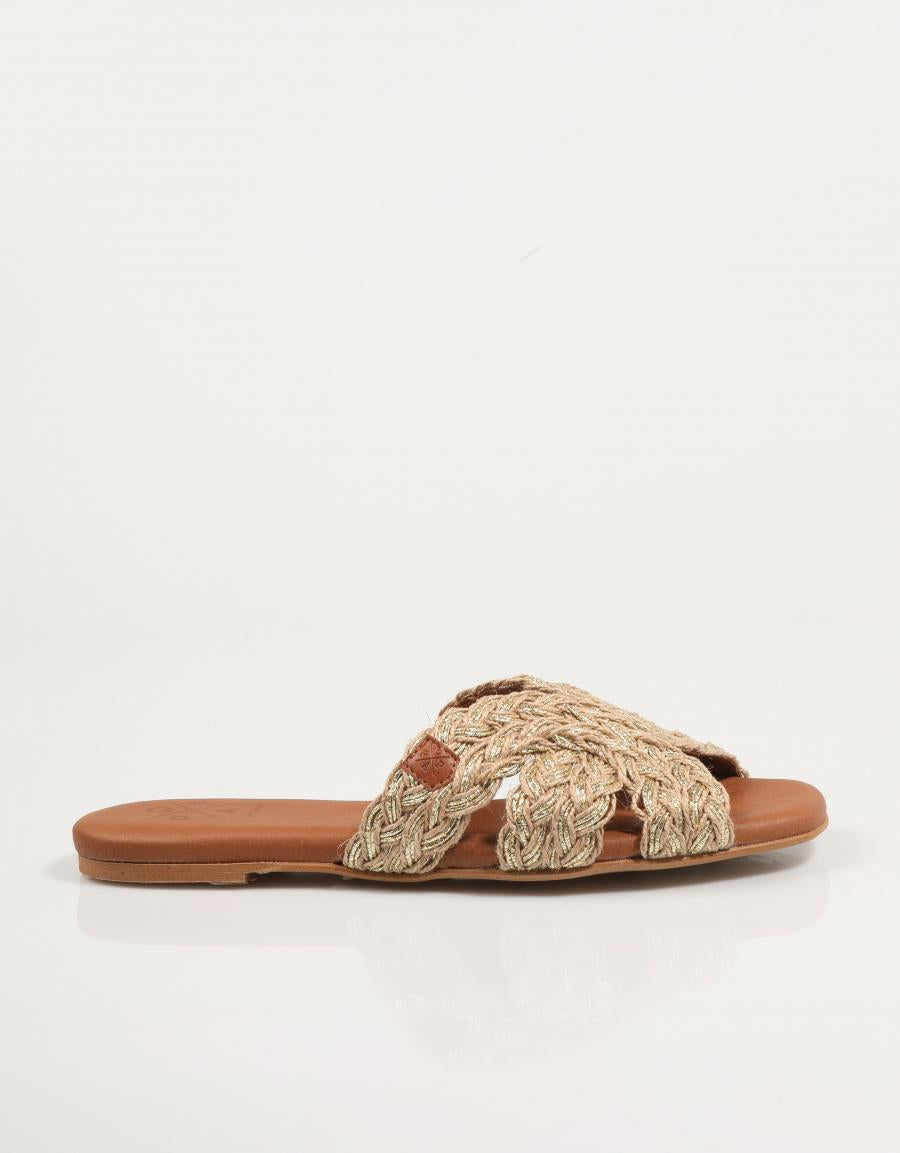SANDALIAS POPA DURBAN COSLAM en color Oro