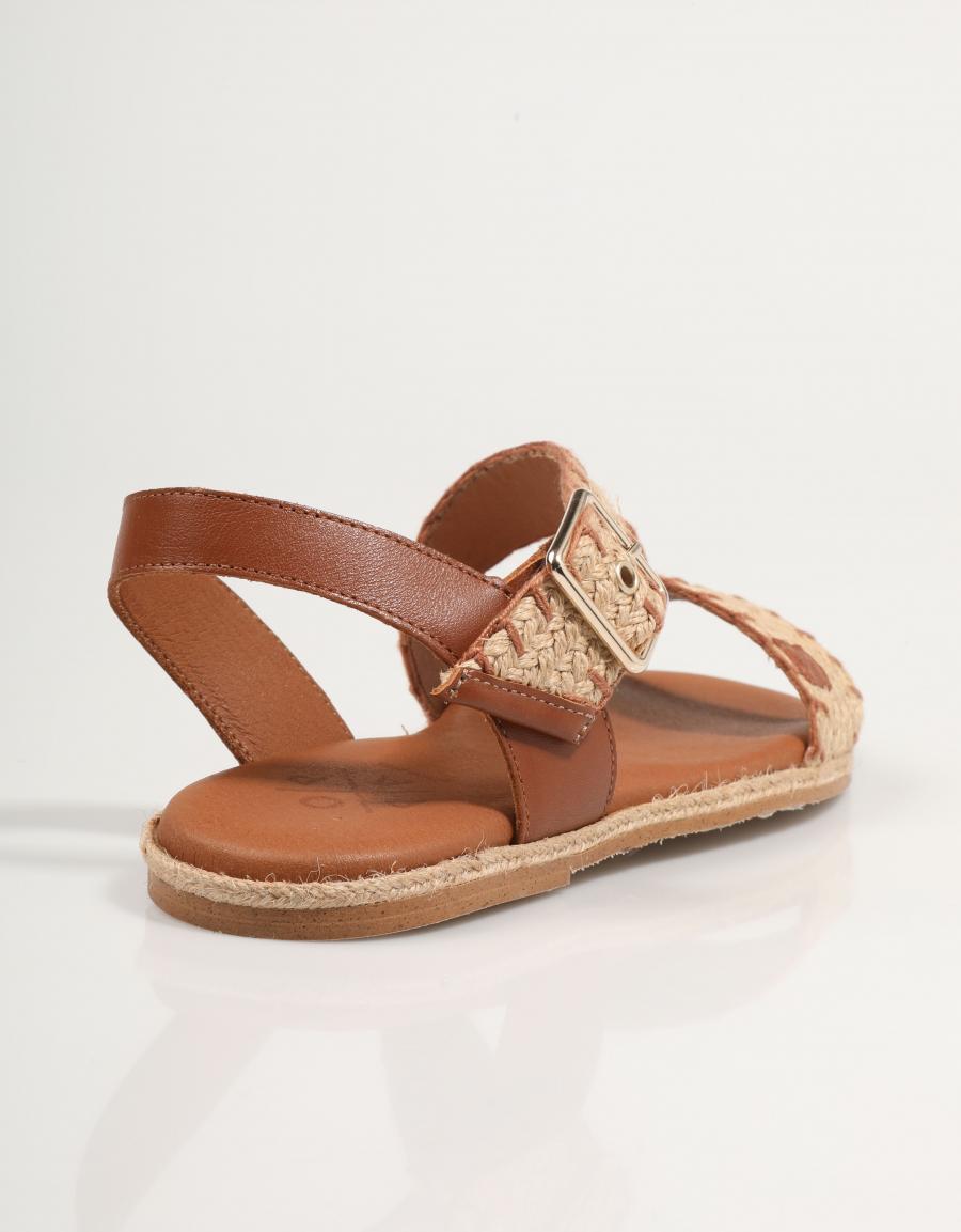 Galerie Sandals Popa Leyte en couleur en cuir