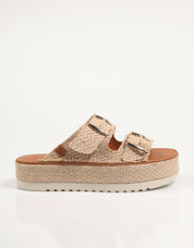 Sandalen Popa Collao Faser in Beige