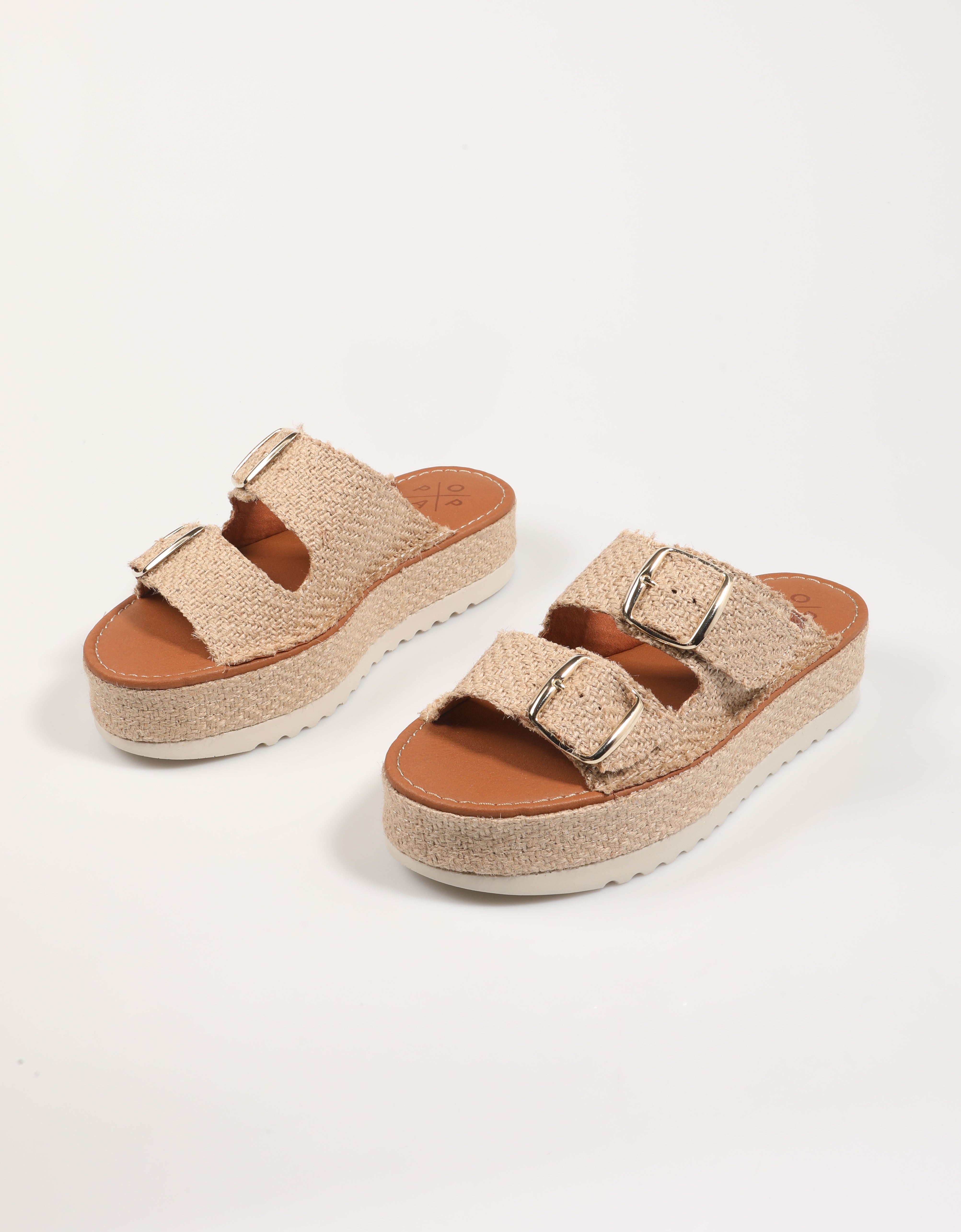 Sandalen Popa Collao Faser in Beige