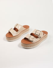 Sandals Popa Collao Boreal in gold color
