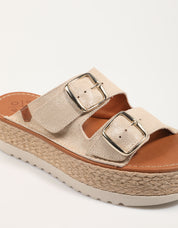 Sandals Popa Collao Boreal in gold color
