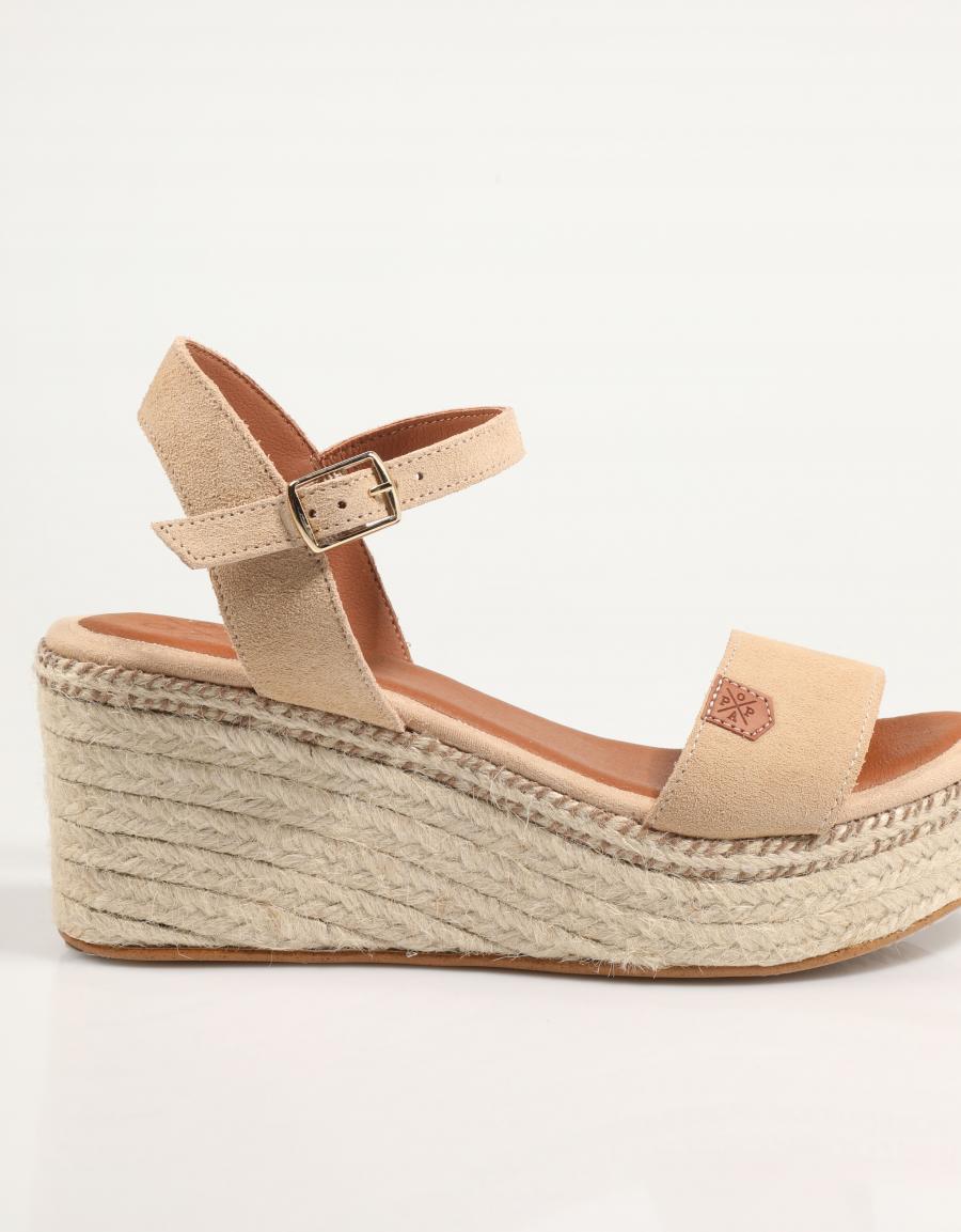 Sandales popa arambol serraje en beige
