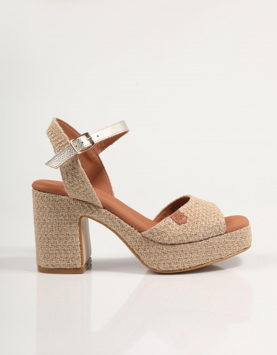 Sandalen Popa Marseille Faser in Beige