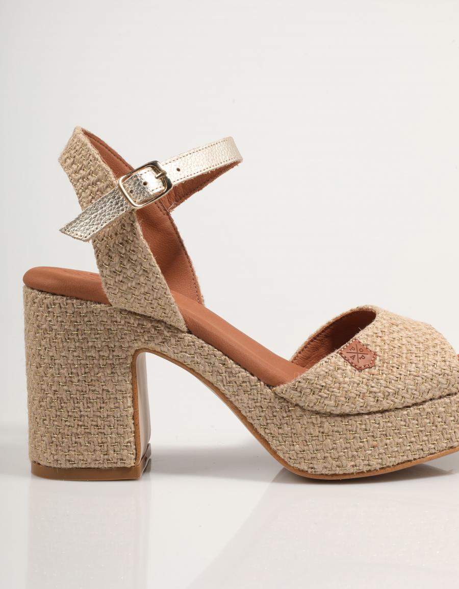 Sandalen Popa Marseille Faser in Beige