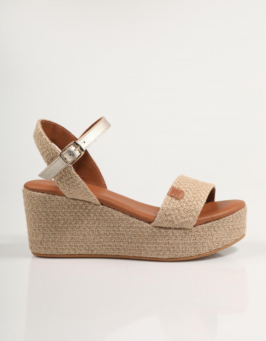Sandalias fibre arambol en couleur beige