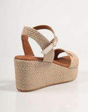 Sandalias fibre arambol en couleur beige