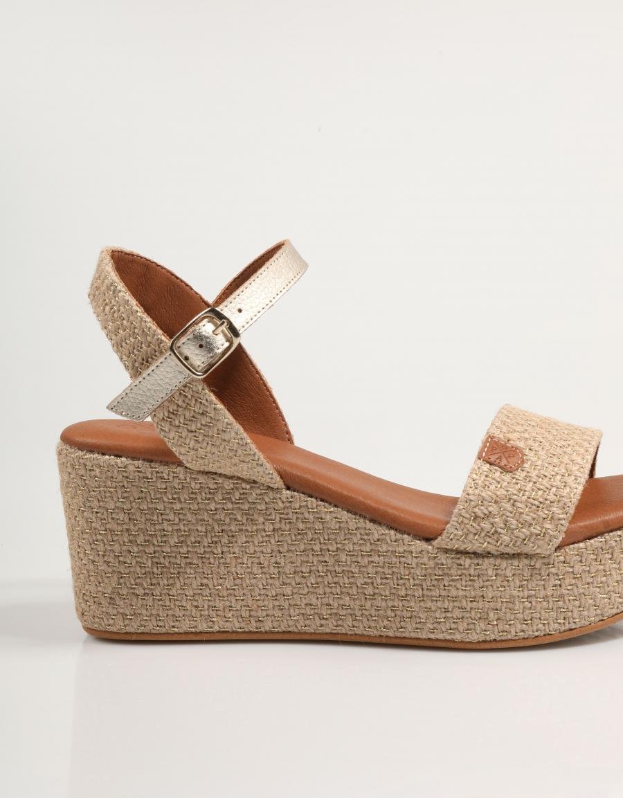 Sandalias fibre arambol en couleur beige