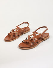 Carmela Sandals 162392 in cuoio colorato