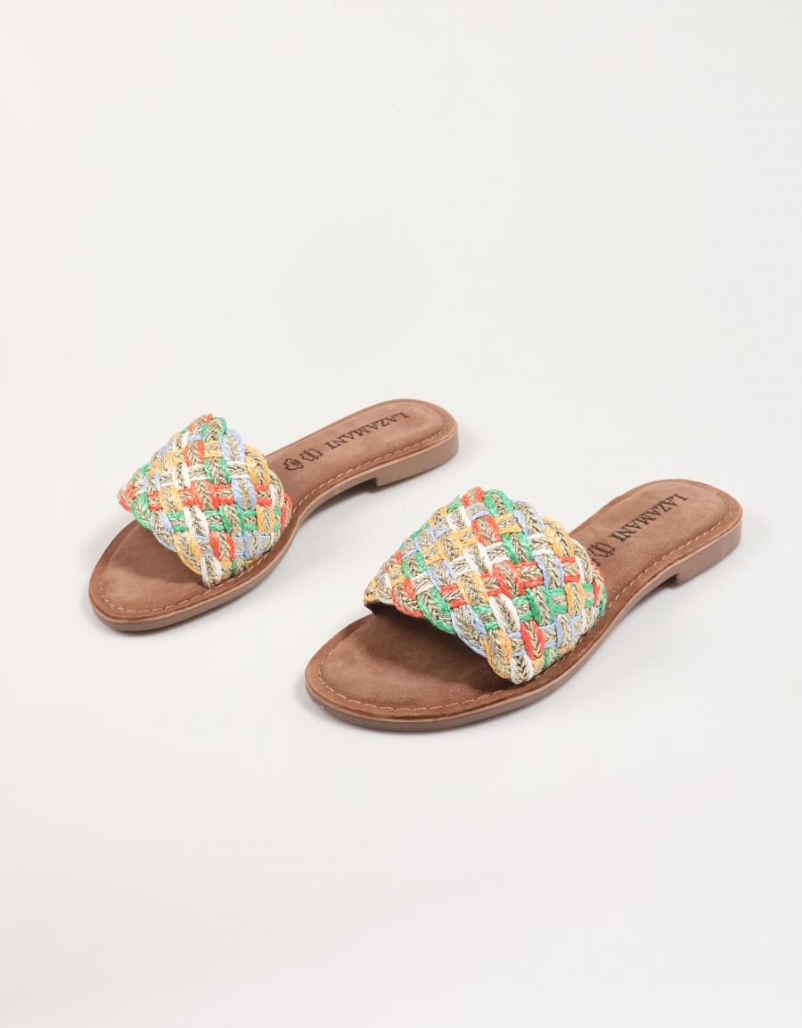 SANDALIAS LAZAMANI LA75003 en color Multicolor