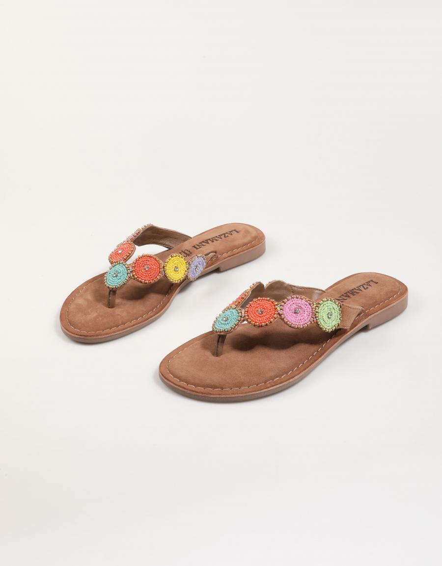 SANDALIAS LAZAMANI LA75453 en color Multicolor