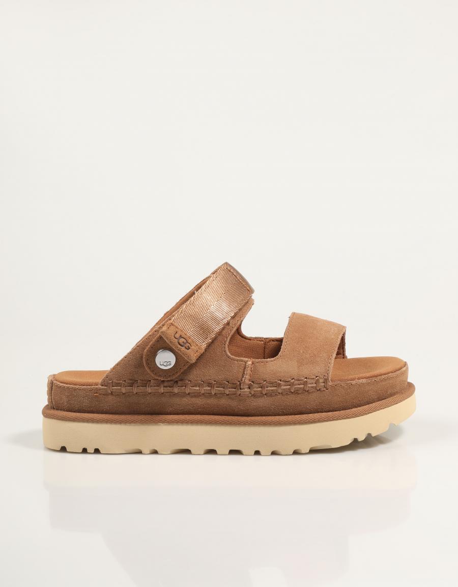 SANDALIAS UGG W GOLDENSTAR GLIDE en color Cuero