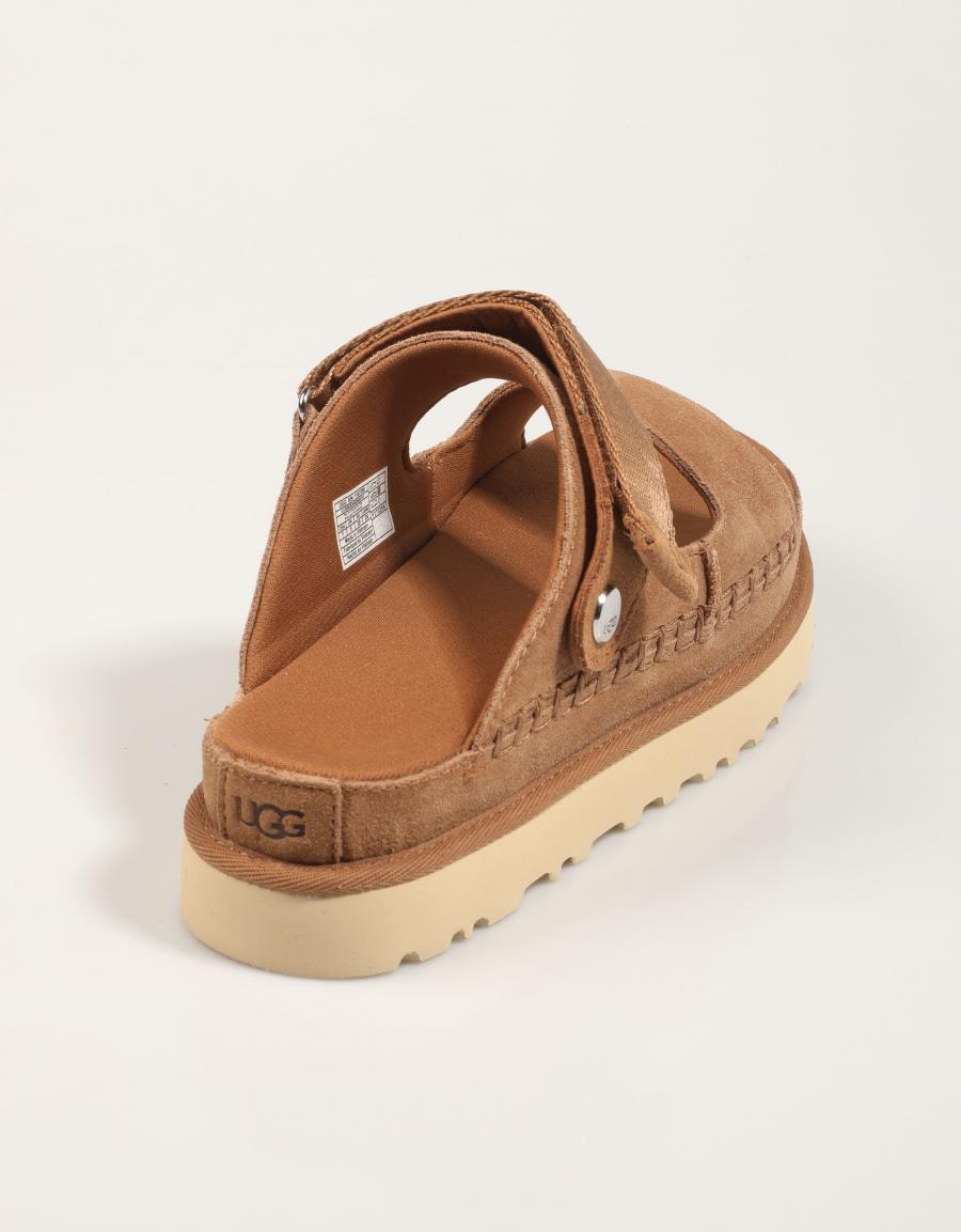 SANDALIAS UGG W GOLDENSTAR GLIDE en color Cuero
