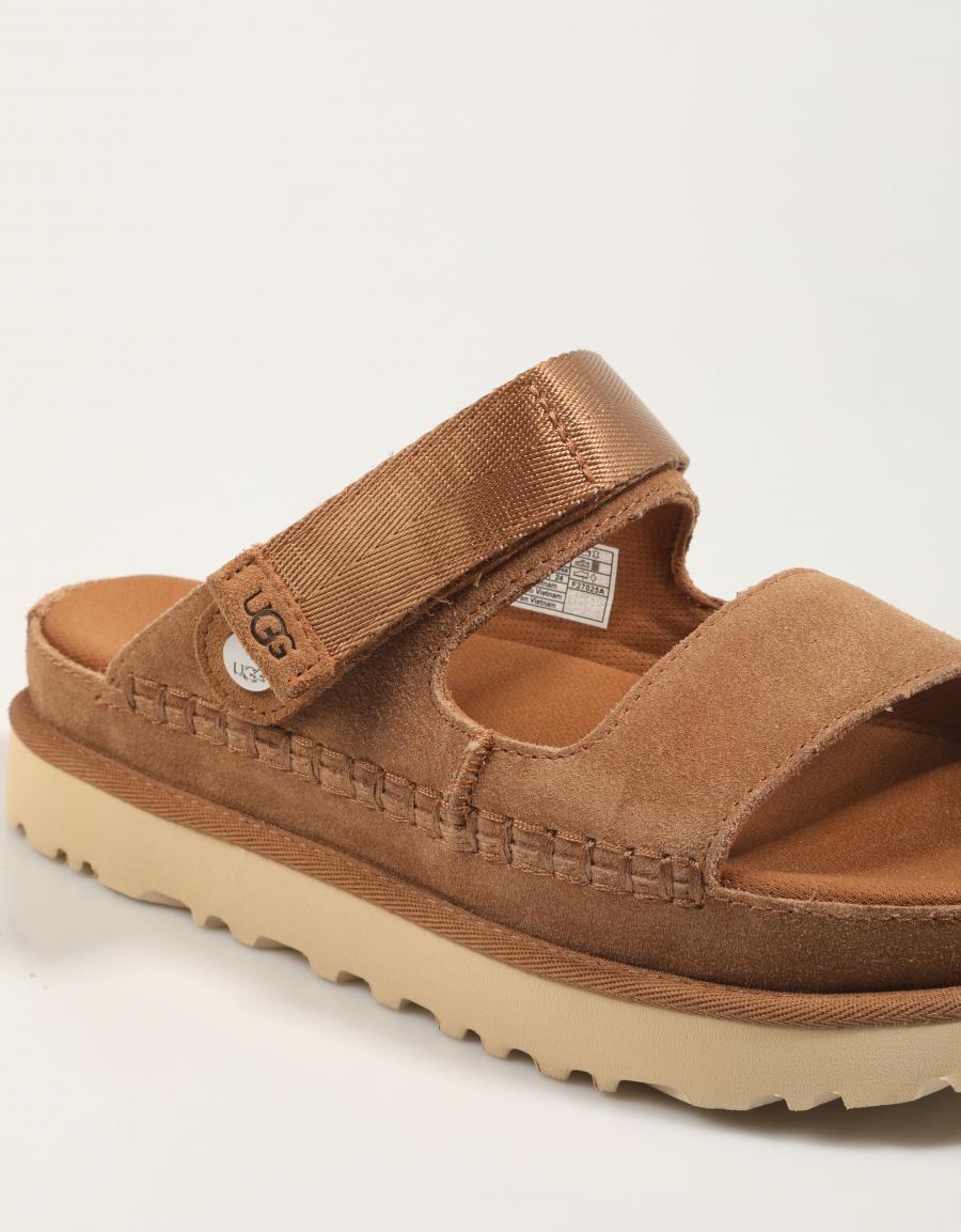 SANDALIAS UGG W GOLDENSTAR GLIDE en color Cuero