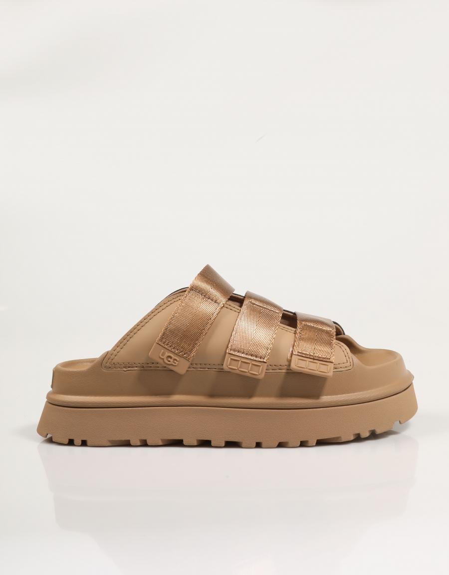 Sandalias ugg w golnglow toboggan en couleur beige