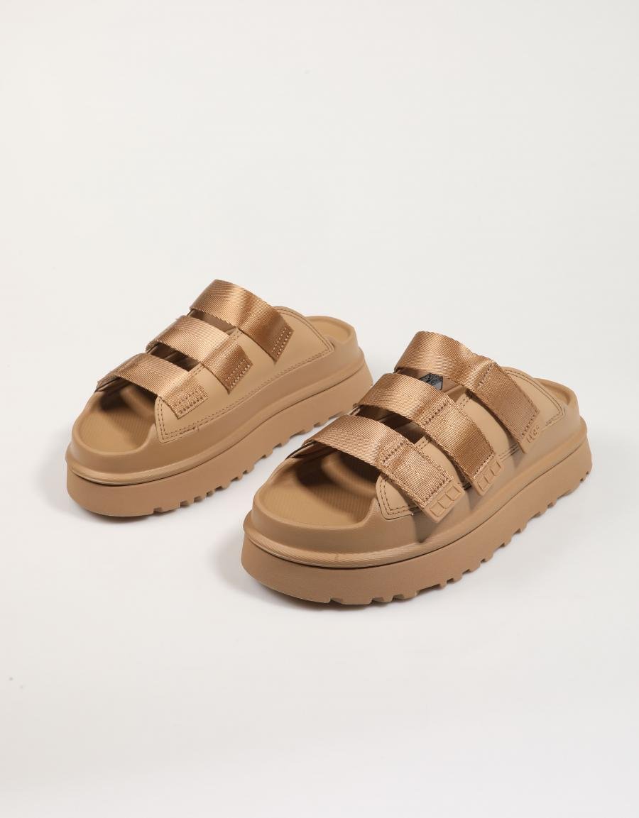 Sandalias ugg w golnglow toboggan en couleur beige