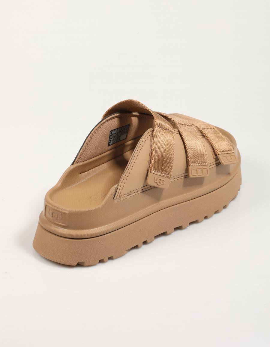 Sandalias ugg w golnglow toboggan en couleur beige