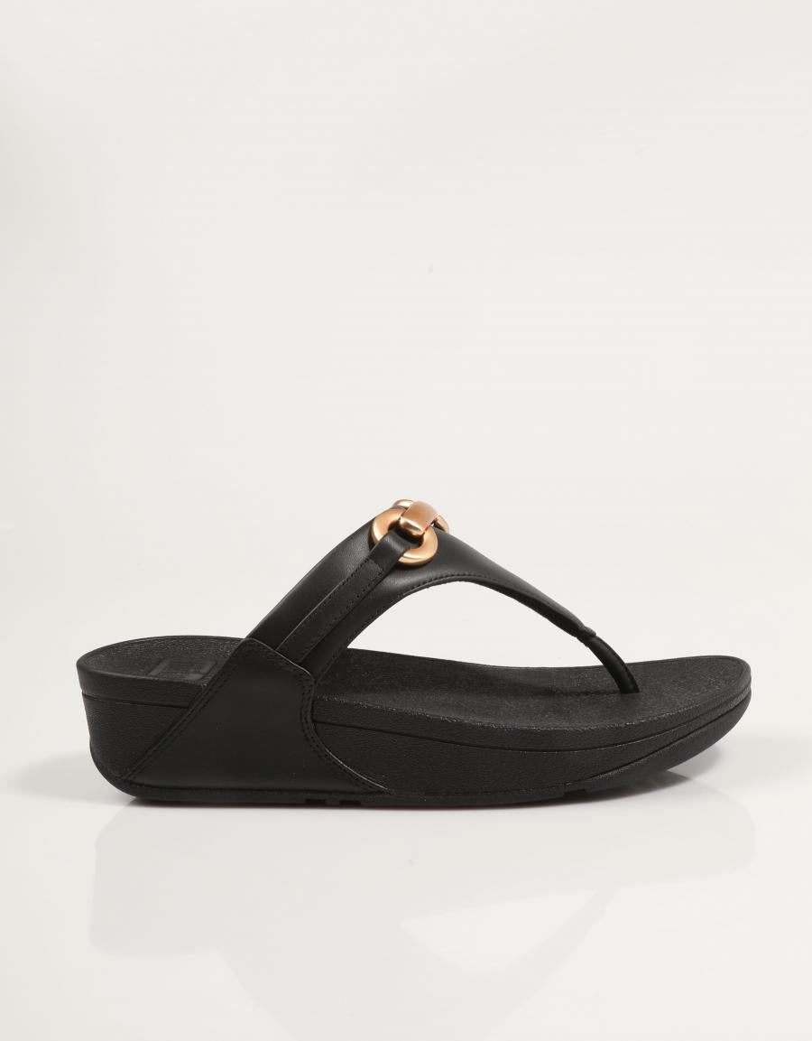 Sandalias Fitflop W Lulu Chunky Snaffle Leder in Farbe Neger