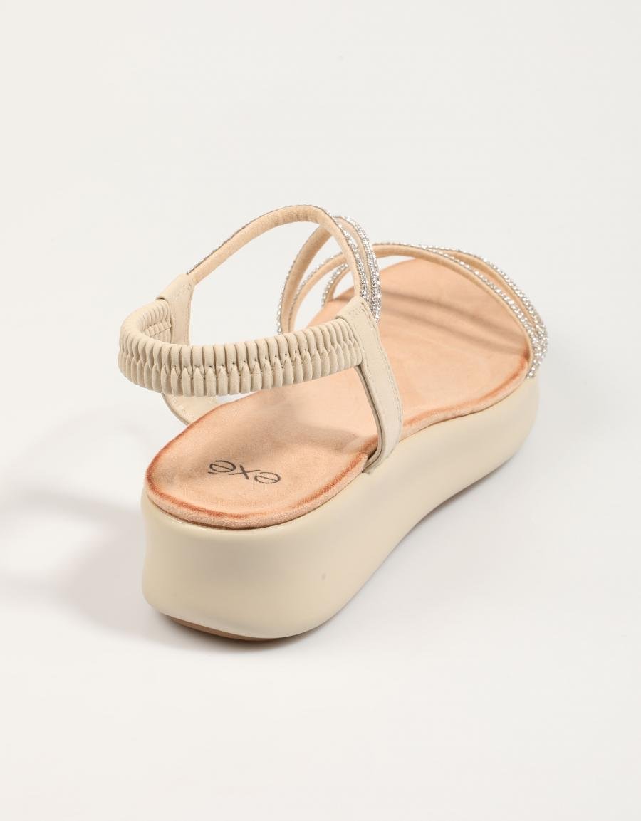 SANDALIAS EXE BZX23170 R20 en color Beige