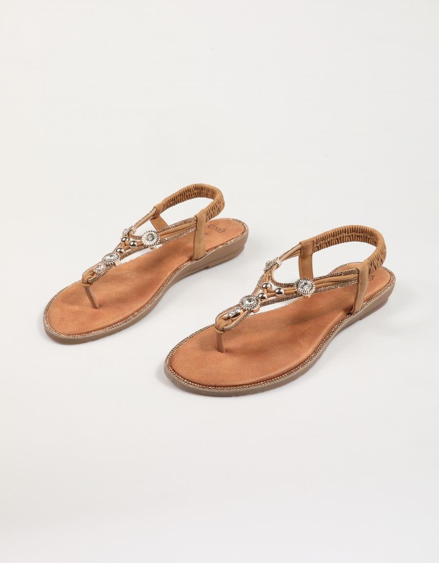 EXE 8013 5 Sandales en couleur en cuir