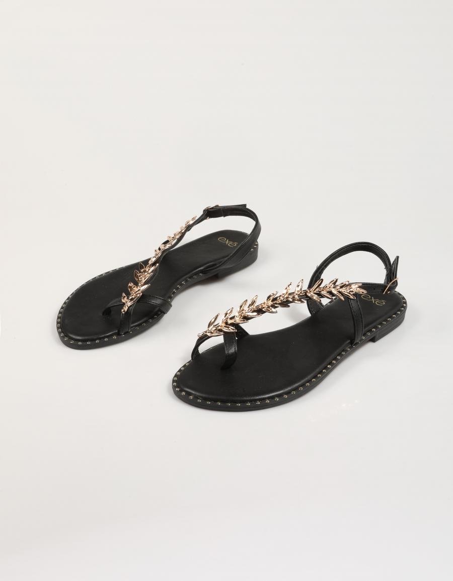 SANDALIAS EXE P4015 9 en color Negro