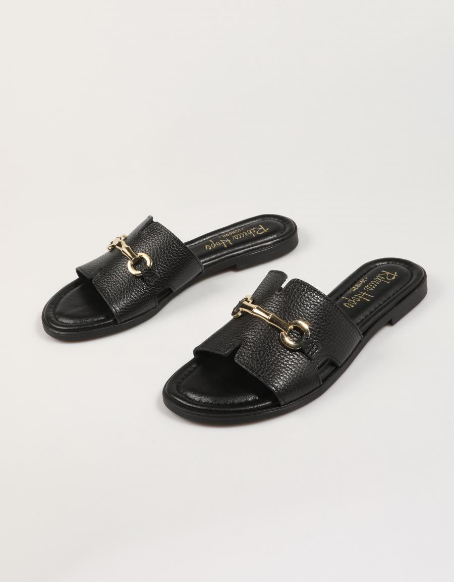 SANDALIAS REBECCA HOPE 2L ALCUDIA en color Negro