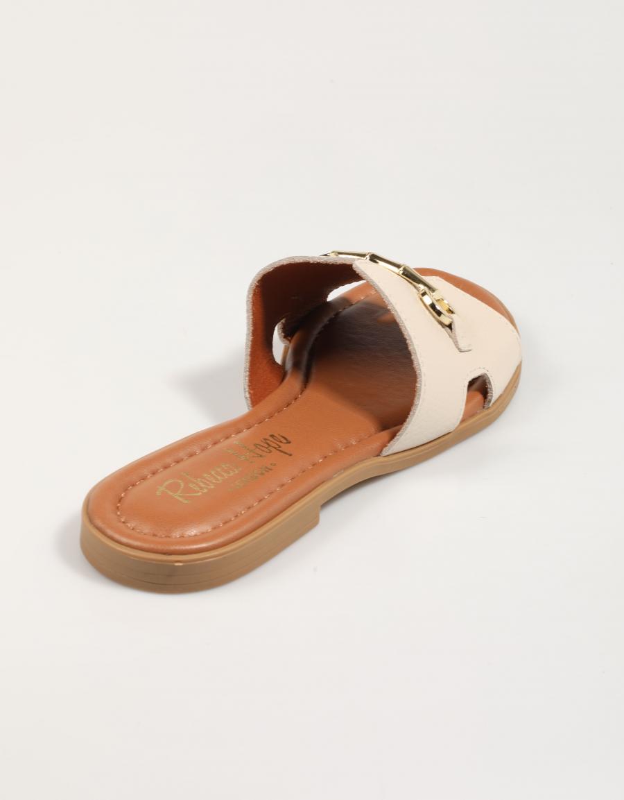 SANDALIAS REBECCA HOPE 2L ALCUDIA en color Beige