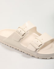 Chanclas Birkenstock Arizona Eva und Farbe Beige