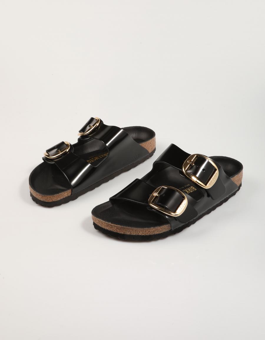 Sandalias Birkenstock Arizona Big Buckle Lena High Shi en Color Negro