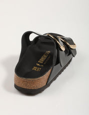 Sandalias Birkenstock Arizona Big Buckle Lena High Shi en Color Negro