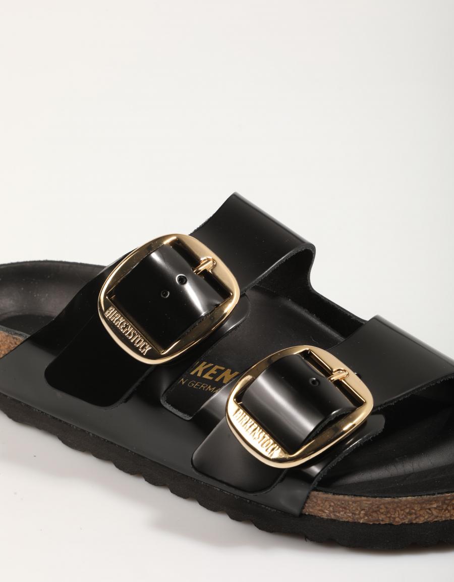 Sandalias Birkenstock Arizona Big Buckle Lena High Shi en Color Negro