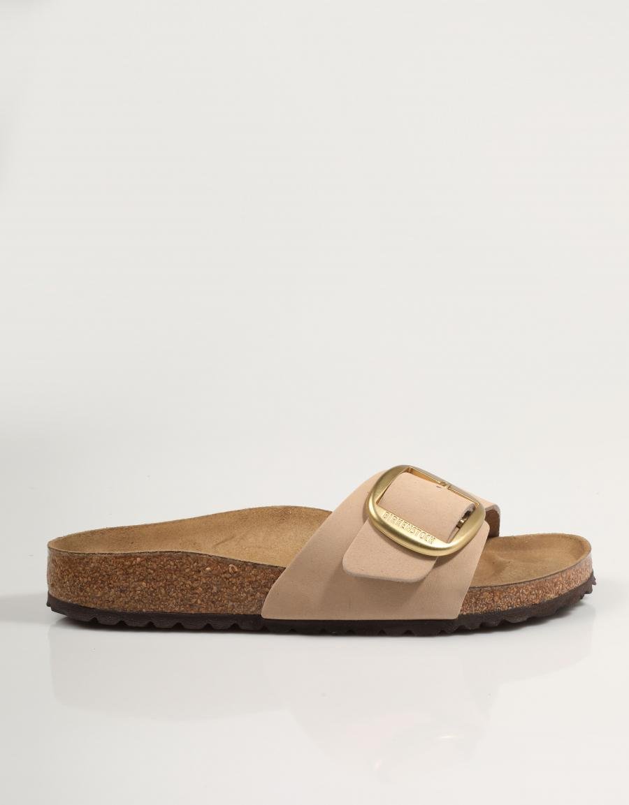 SANDALIAS BIRKENSTOCK MADRID BIG BUCKLE LENB en color Beige