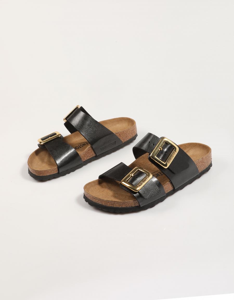 Sandalias birkenstock sydney cb bf em cor negro