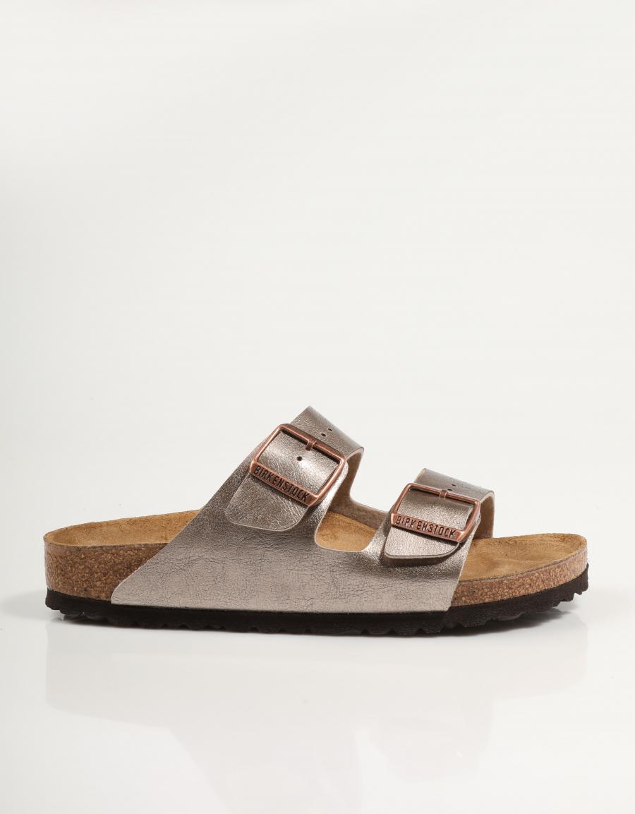 Sandalias birkenstostock Arizona bf en couleur taupe