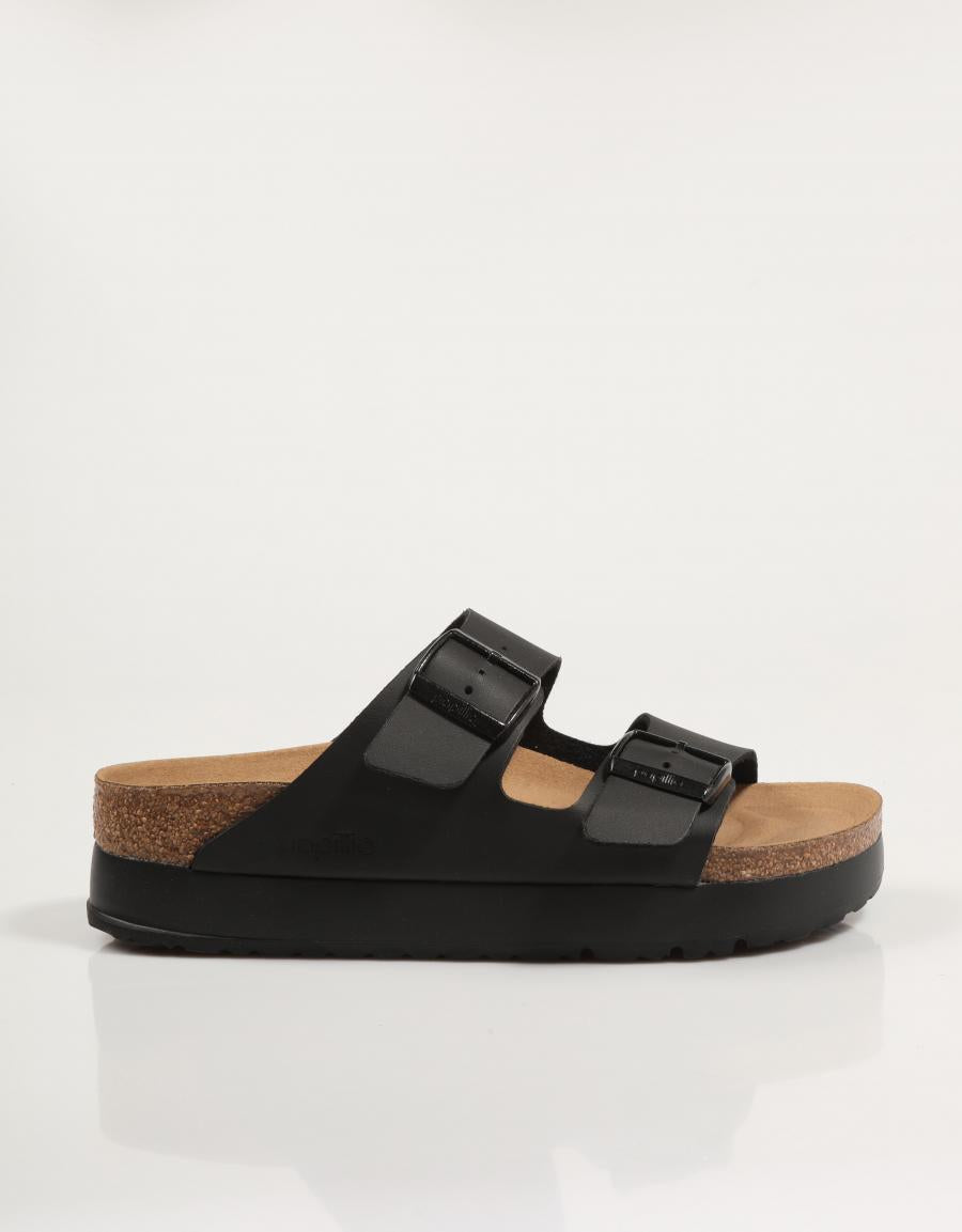 Sandalias Birkenstostock Aronma Flex -Plattform in Farbneger