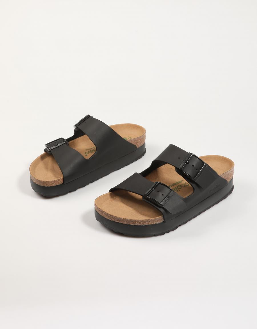 Sandalias Birkenstostock Aronma Flex -Plattform in Farbneger
