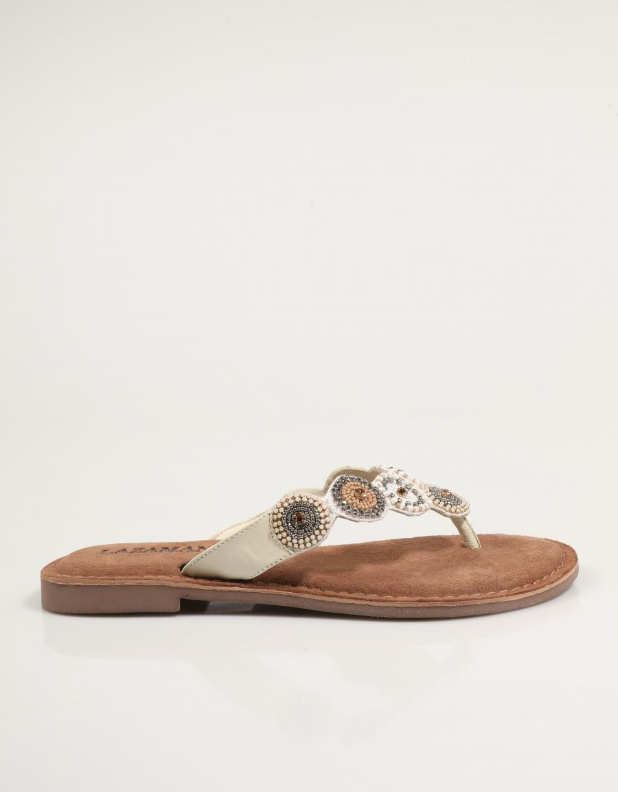 SANDALIAS LAZAMANI LA75451 en color Blanco