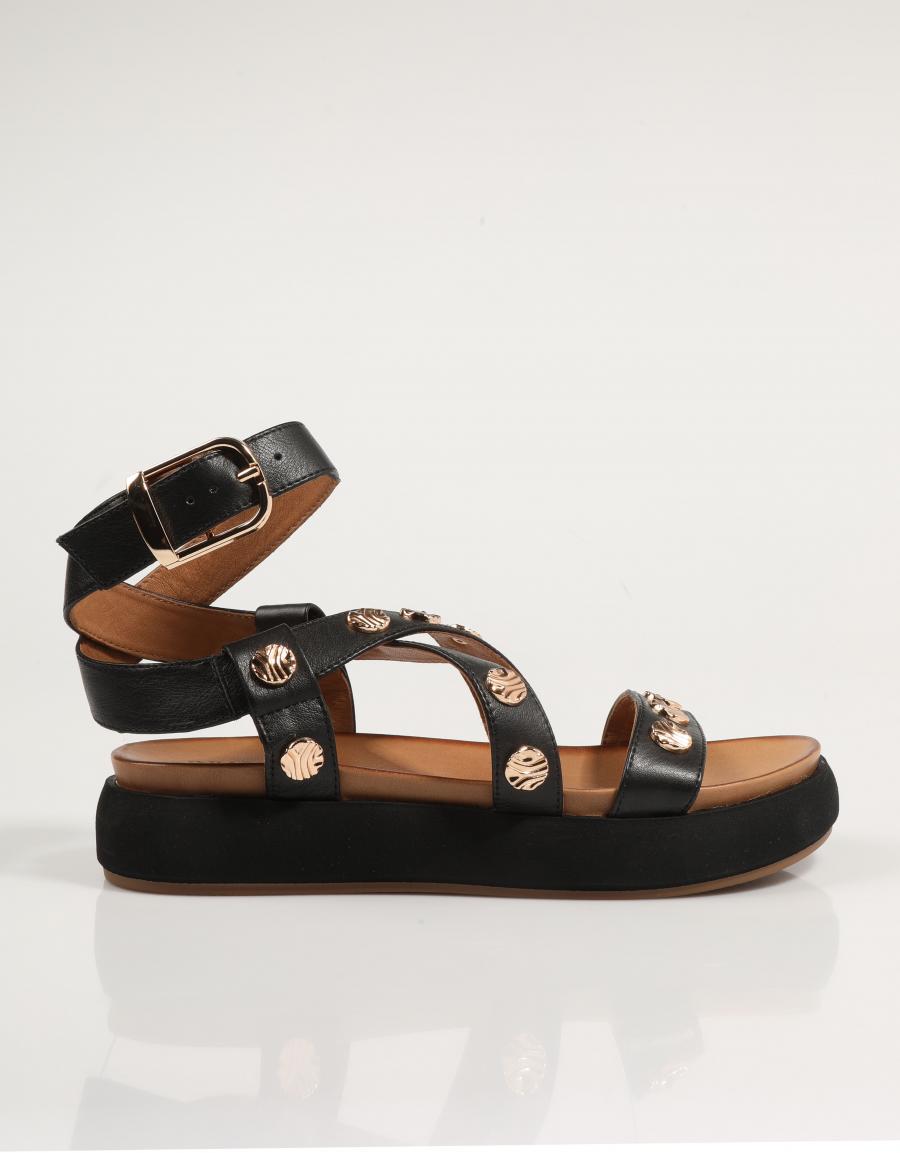Inuovo A96040 sandálias em preto