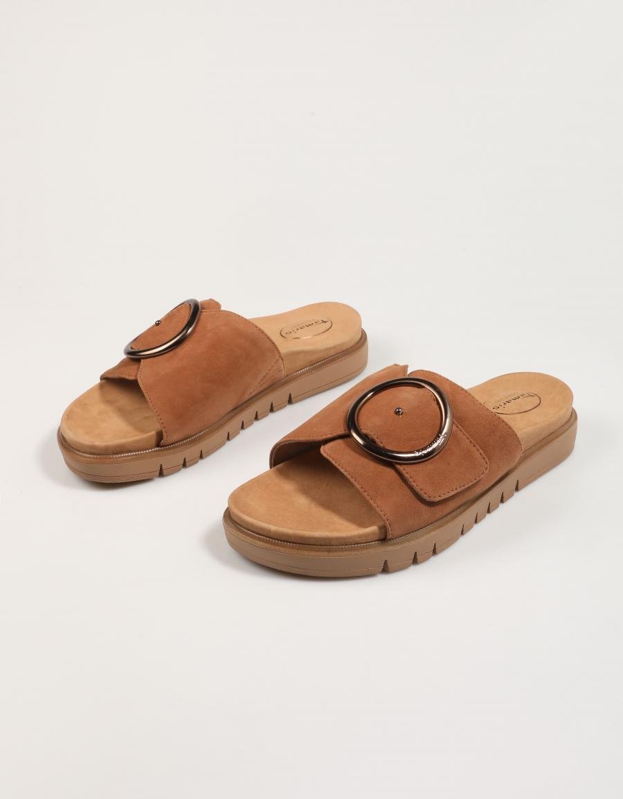 SANDALIAS TAMARIS 87106 42 en color Cuero