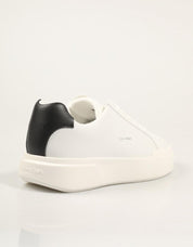 ZAPATILLAS CALVIN KLEIN CHUNKY CUPSOLE LACEUP LTH WN en color Blanco