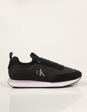ZAPATILLAS CALVIN KLEIN RETRO RUNNER  SOCK NYLON MG en color Negro