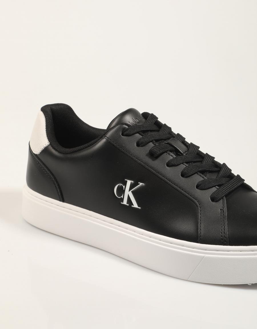 ZAPATILLAS CALVIN KLEIN CLASSIC CUPSOLE LACEUP LTH en color Negro