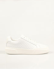 ZAPATILLAS CALVIN KLEIN CHUNKY CUPSOLE LACEUP LTH AOP en color Blanco
