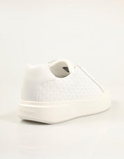 ZAPATILLAS CALVIN KLEIN CHUNKY CUPSOLE LACEUP LTH AOP en color Blanco