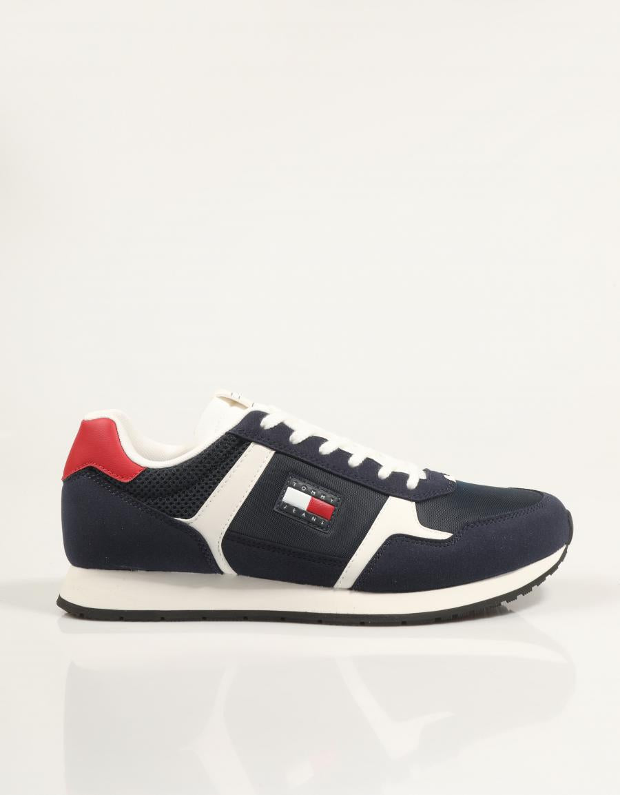 ZAPATILLAS TOMMY HILFIGER RUNNER CASUAL NAVY EM0EM01617 en color Azul marino